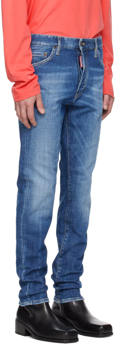 Blue Medium Easy Wash Cool Guy Jeans