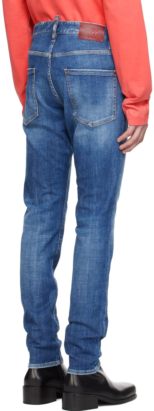 Blue Medium Easy Wash Cool Guy Jeans