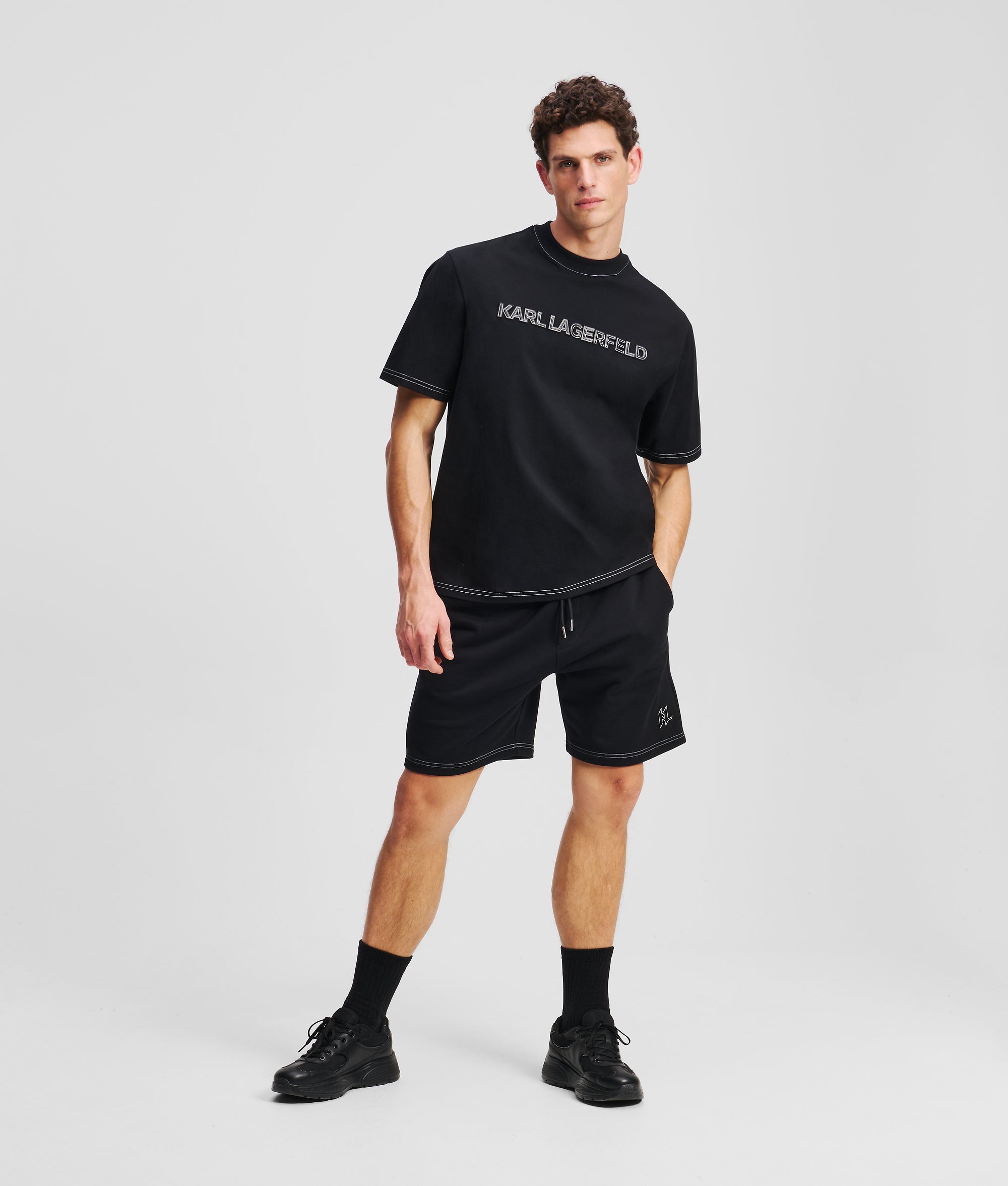 Contrast stitch T-shirt