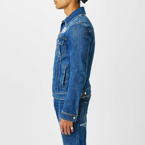 Distressed Denim Jacket