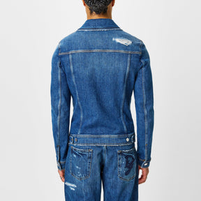 Distressed Denim Jacket