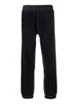 Givenchy Black Jogger Pants with 4G Embroidery in Cotton Man