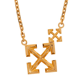 Women's Double Arrow Cross Design Necklace