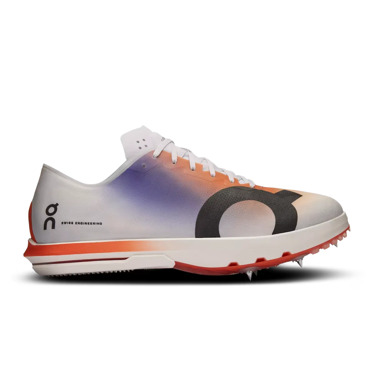 ON RUNNING Cloudspike Amplius White | Flame