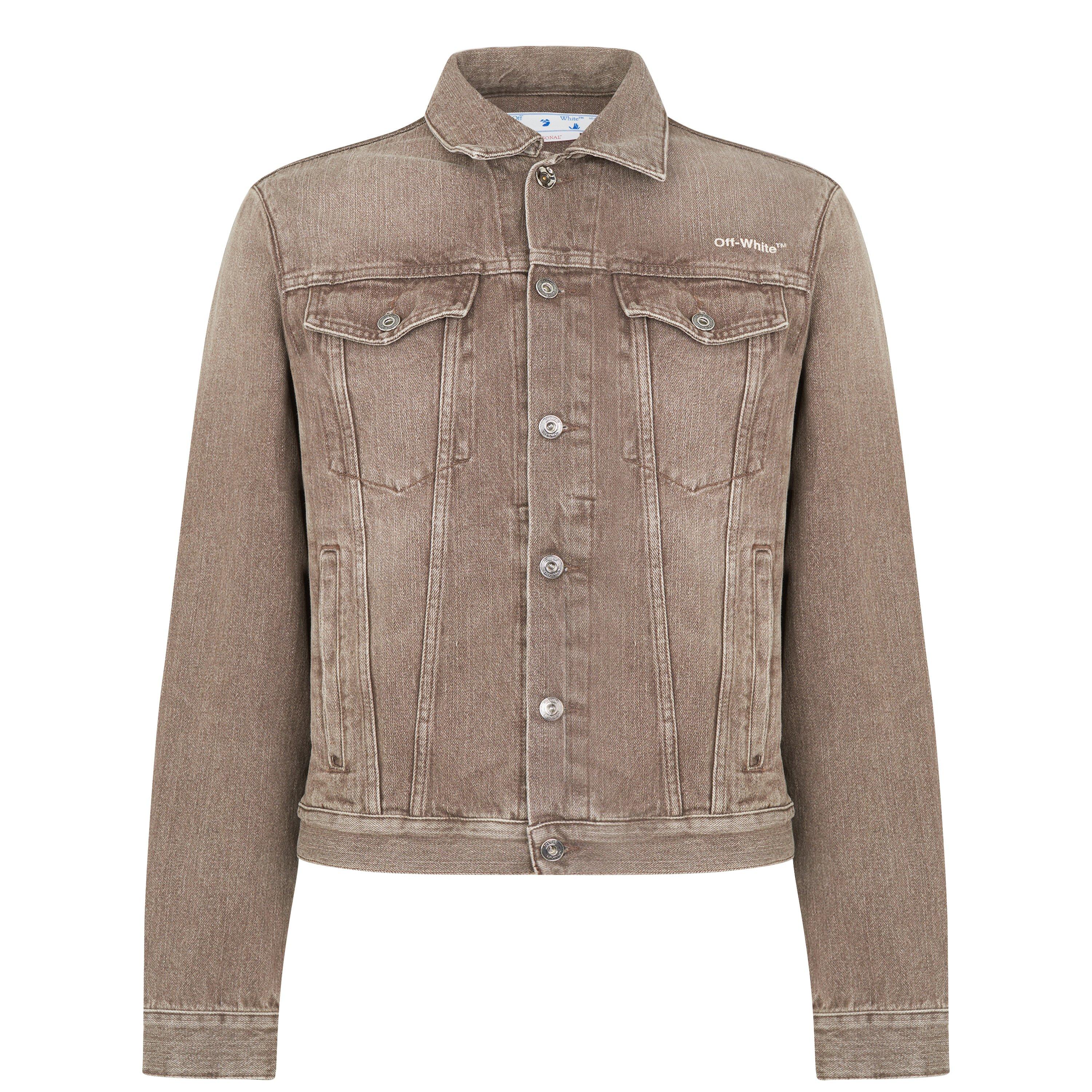 Tab Slim Cotton Long Sleeve Denim Jacket