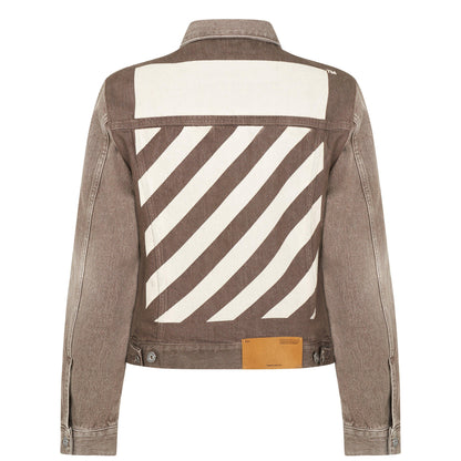 Tab Slim Cotton Long Sleeve Denim Jacket