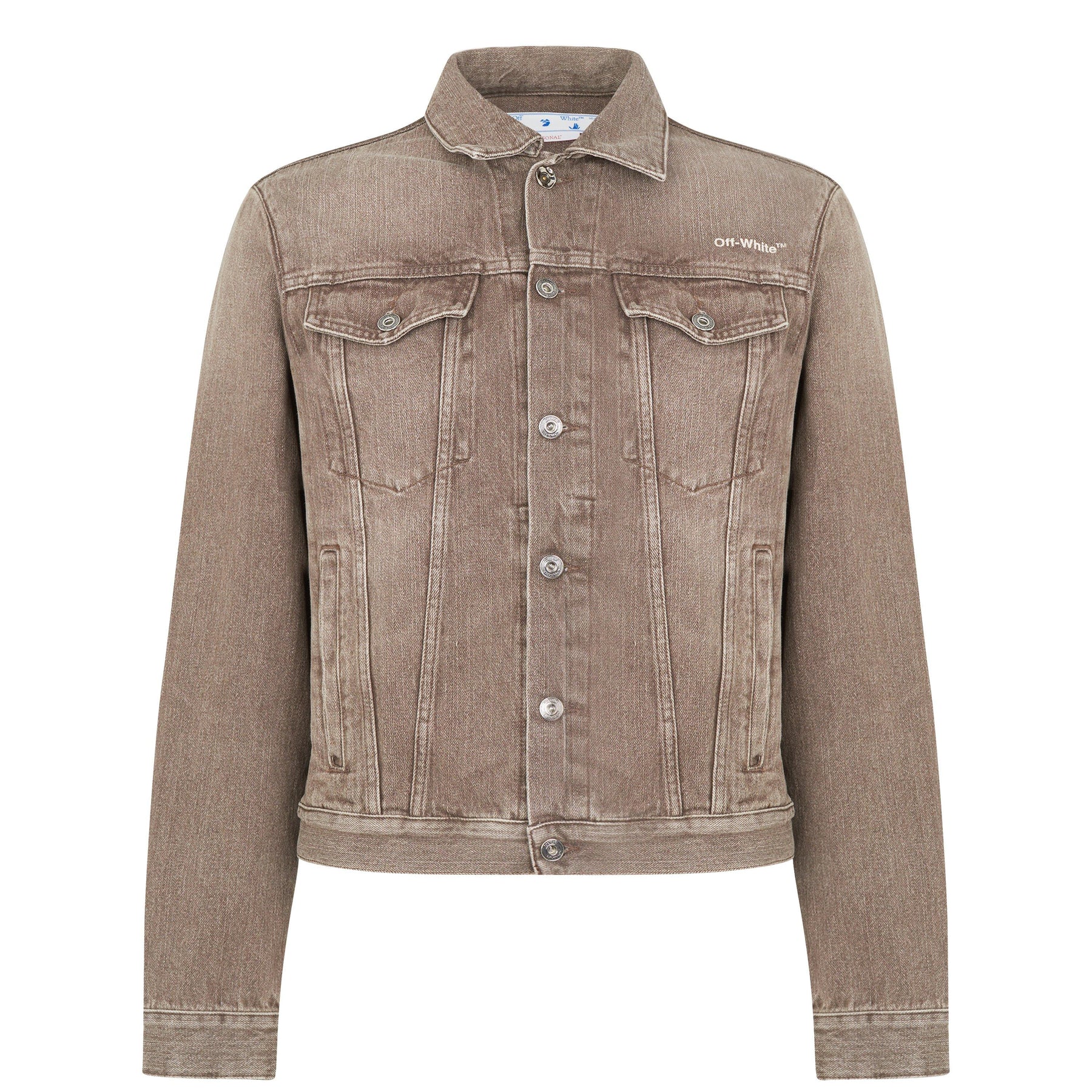 Men's Tab Slim Jacket, Iconic  Diagonals Denim Jacket