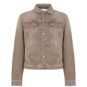 Men's Tab Slim Jacket, Iconic  Diagonals Denim Jacket