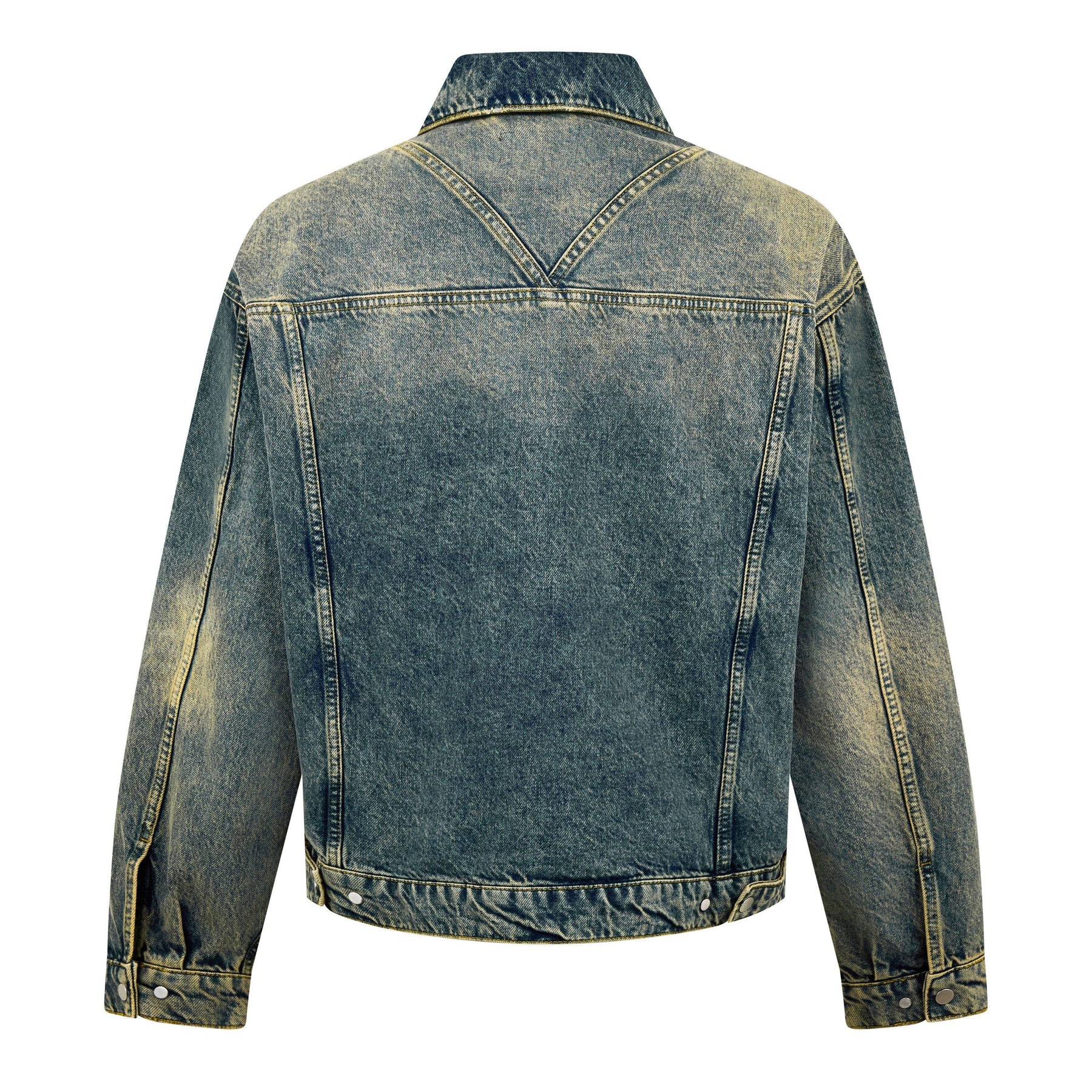 Men's Distressed Denim Jacket