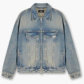 Men's Distressed Denim Jacket