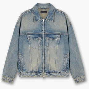 Men's Distressed Denim Jacket