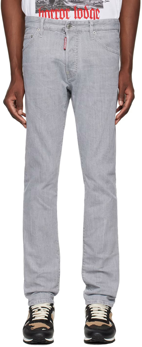 Gray Cool Guy Jeans
