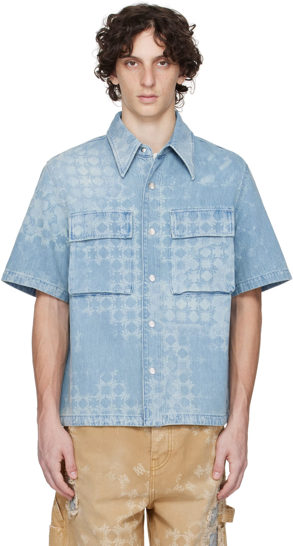 Blue MA Quad Denim Shirt