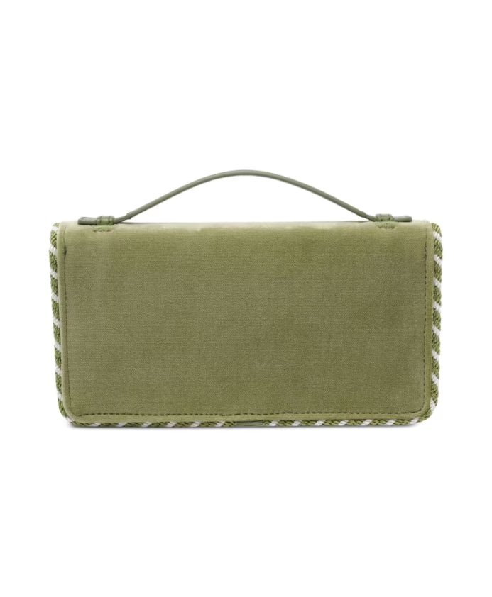 Green VLogo Signature Top Handle Bag