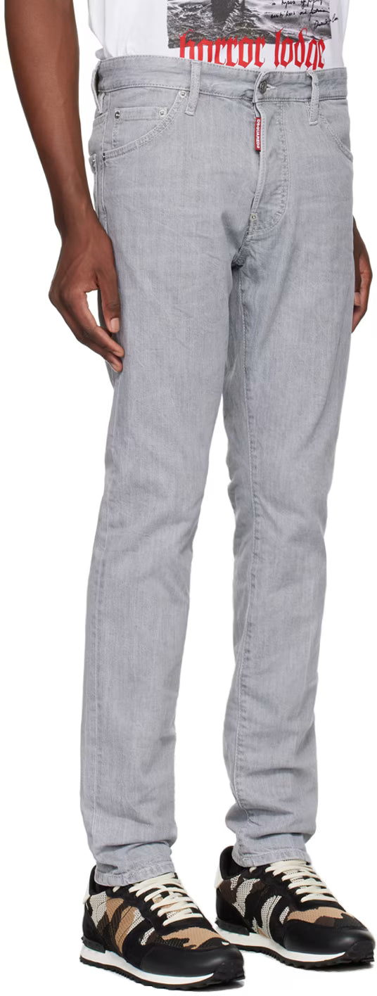Gray Cool Guy Jeans