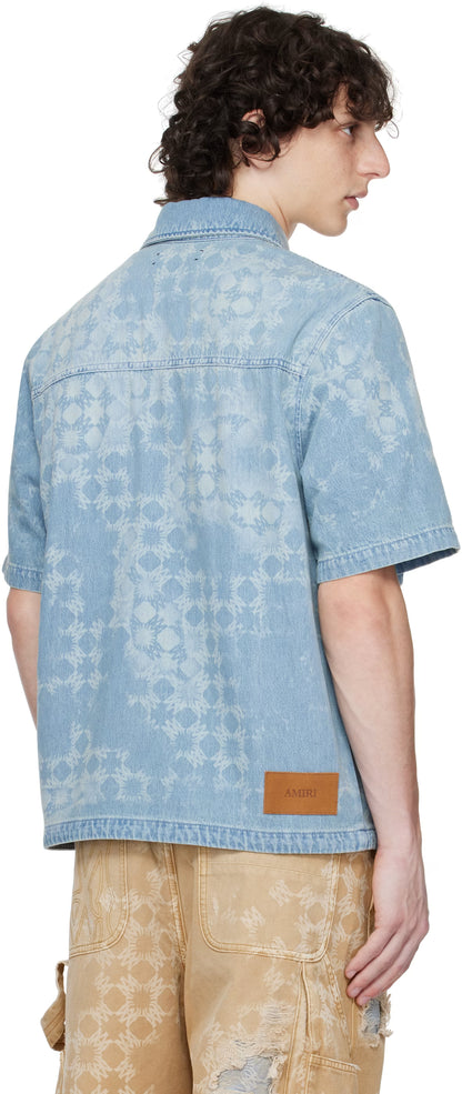 Blue MA Quad Denim Shirt