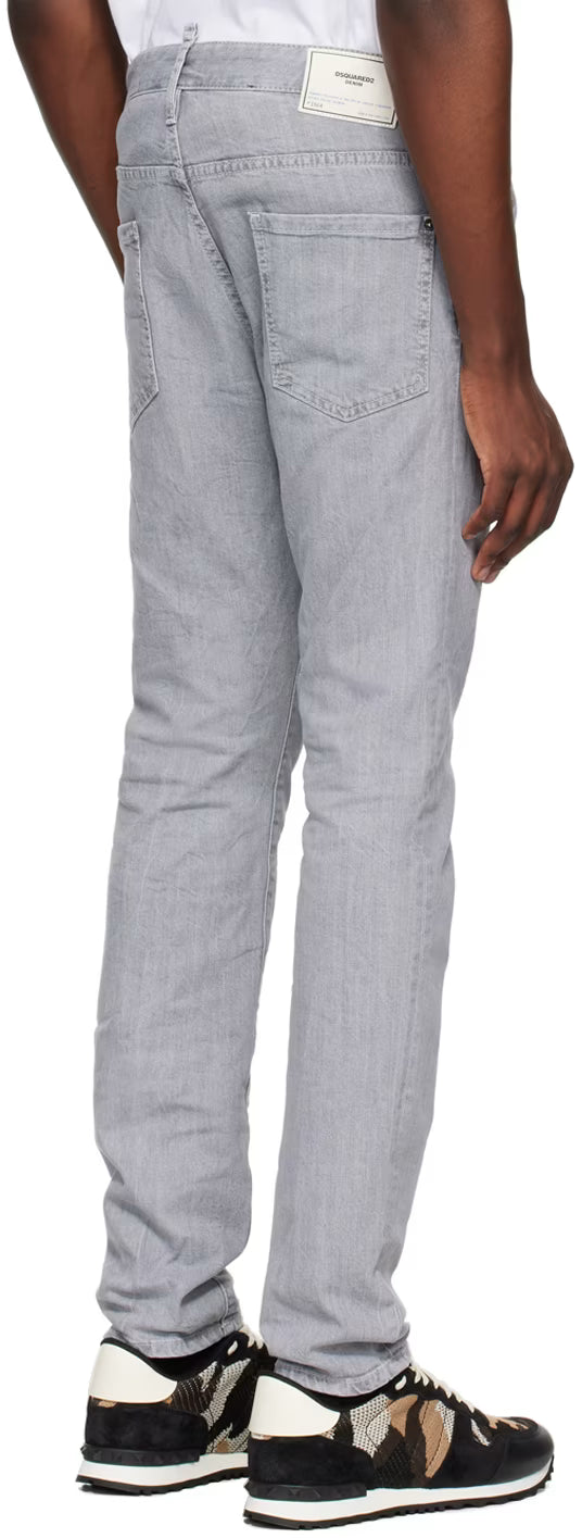 Gray Cool Guy Jeans