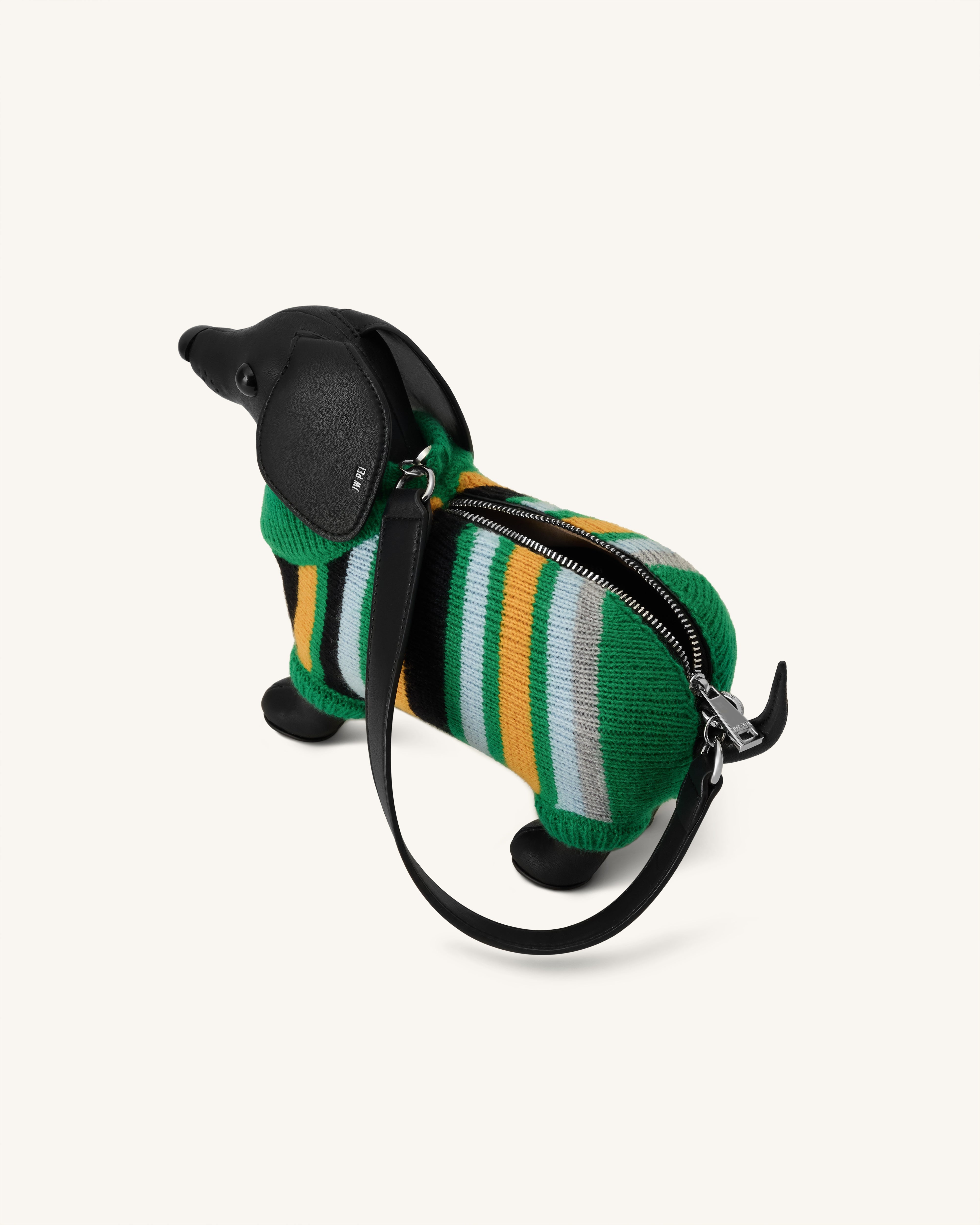 Addison Dachshund Handbag - Black