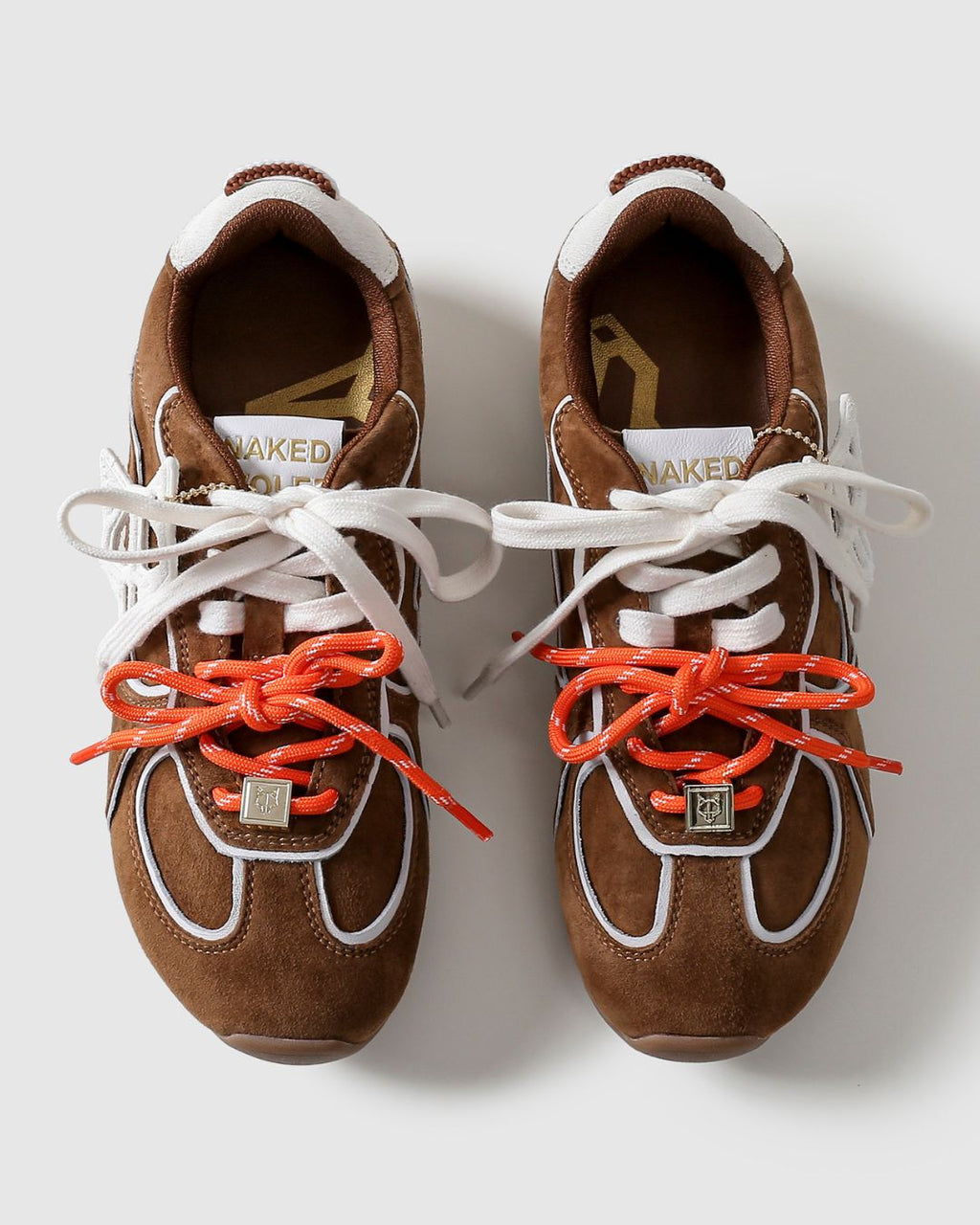 Adored Tan/White Suede