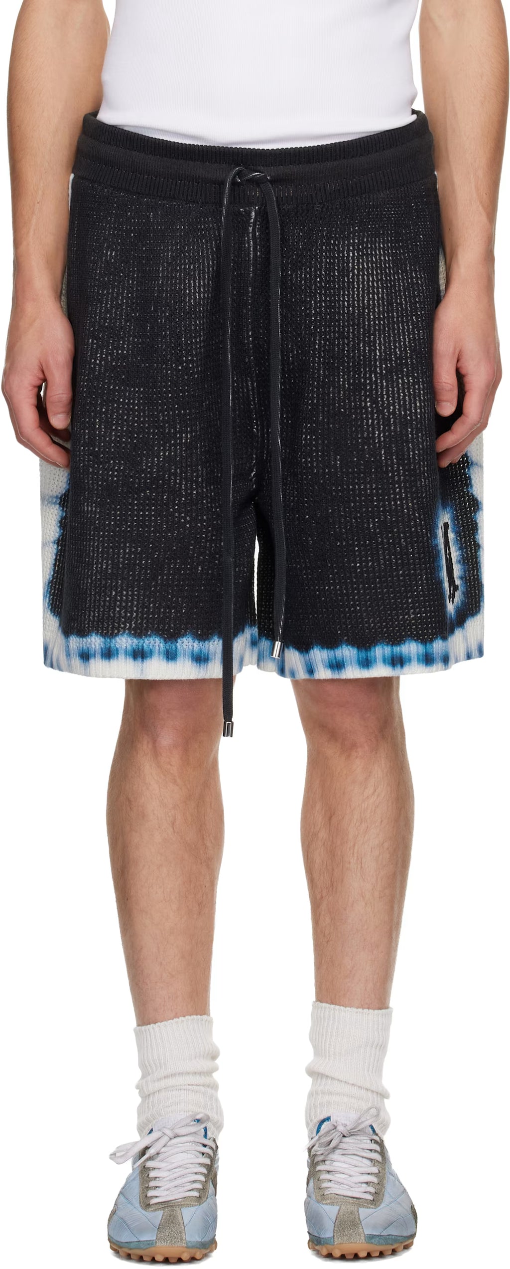 Navy Tie Dye Shorts