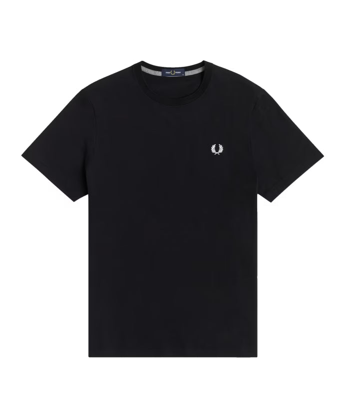 Fred Perry Classic Laurel Embroidered Crew Neck T-Shirt