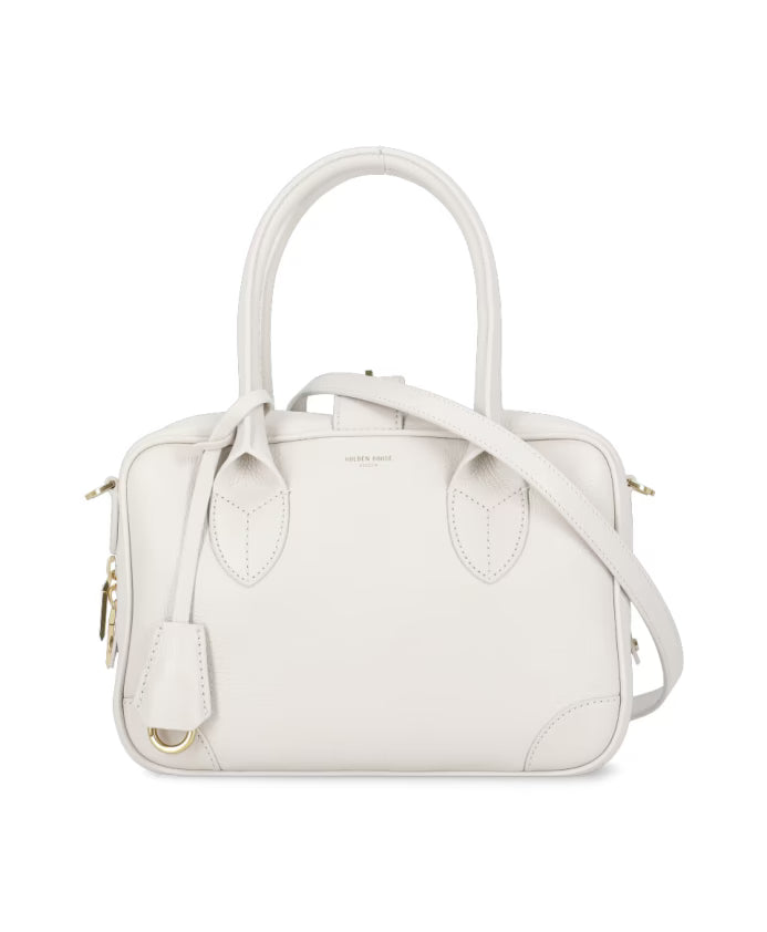 Ivory Leather Handle Bag