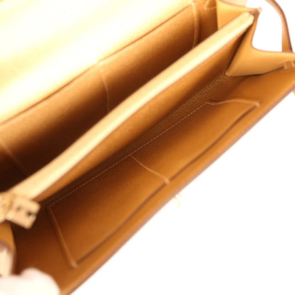 Hermès Kelly Wallet To Go Dore Chevre Chamkilight Permabrass