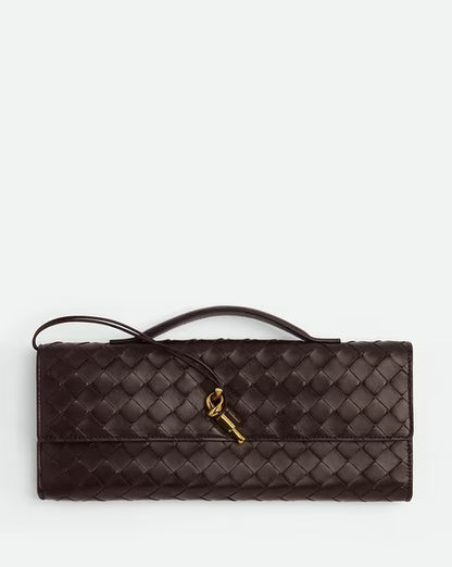 BOTTEGA VENETA Andiamo Top Handle Long Clutch