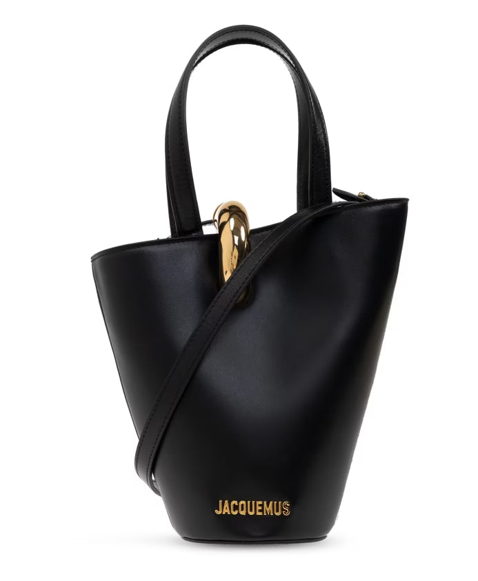 Black Cowhide Crossbody Bag