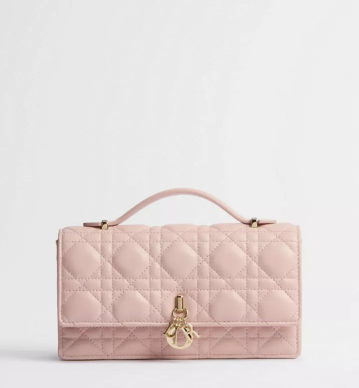 My Dior Mini Bag Powder Pink Cannage Lambskin