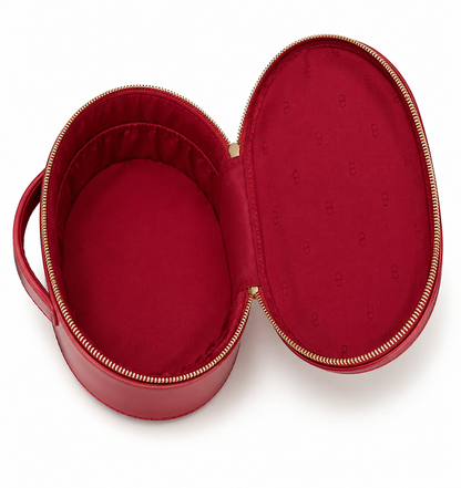 Dior Red Beauty Pouch with Top Handle