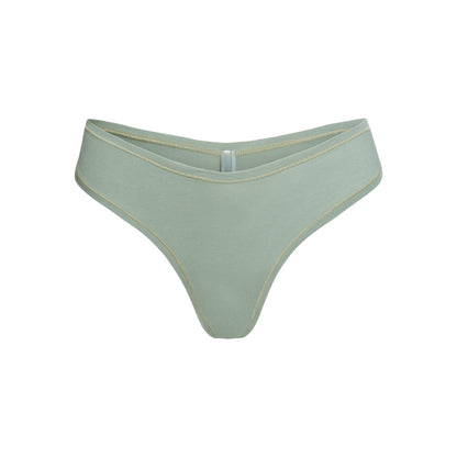 Cotton Jersey Dipped Thong