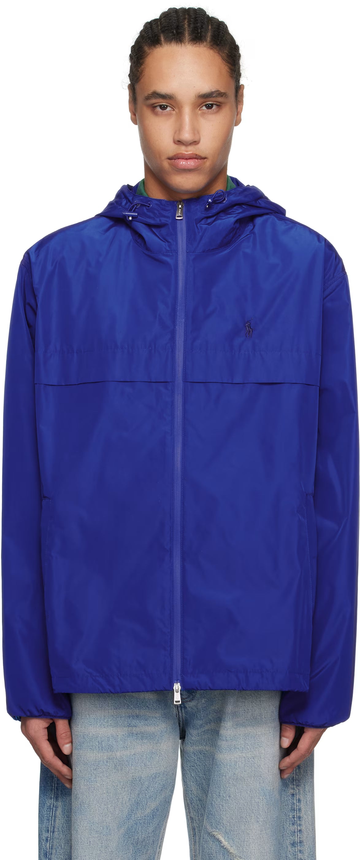 Polo Ralph Lauren Blue Eco Simplux Windbreaker Jacket