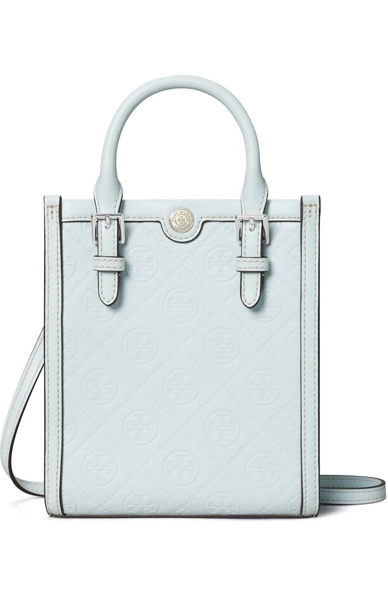 Mini T Monogram Debossed North/South Tote