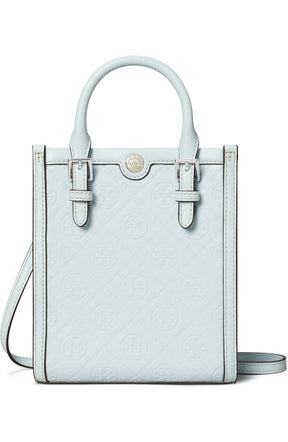 Mini T Monogram Debossed North/South Tote