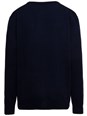 Polo ralph lauren Blue Crewneck Sweater with Pony Logo Embroidered on the Front in Wool Man