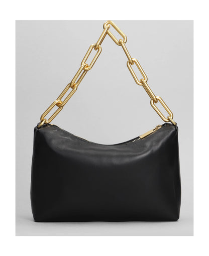 Off White Hand Bag In Black Leather - Bags | Shop From The Mirage