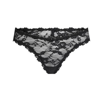 Stretch Lace Dipped Thong