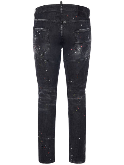Dsquared2 Dsquared2 Tidy Biker fit cotton denim jeans - Size: 32 Jeans | Shop From The Mirage