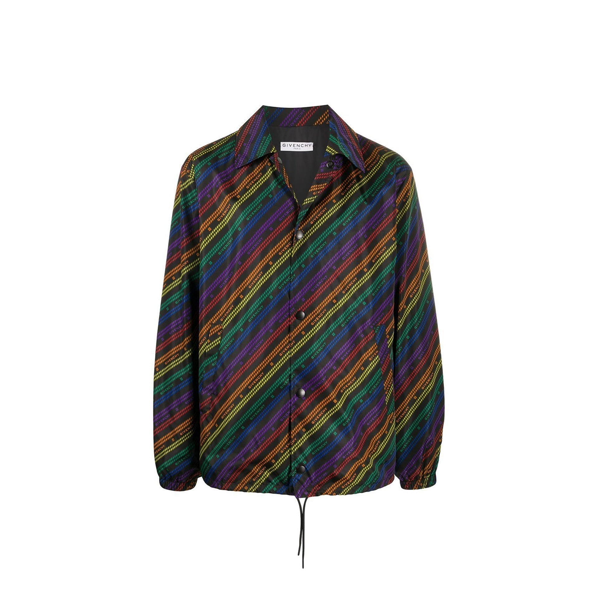 Givenchy Rainbow Chain Nylon Jacket