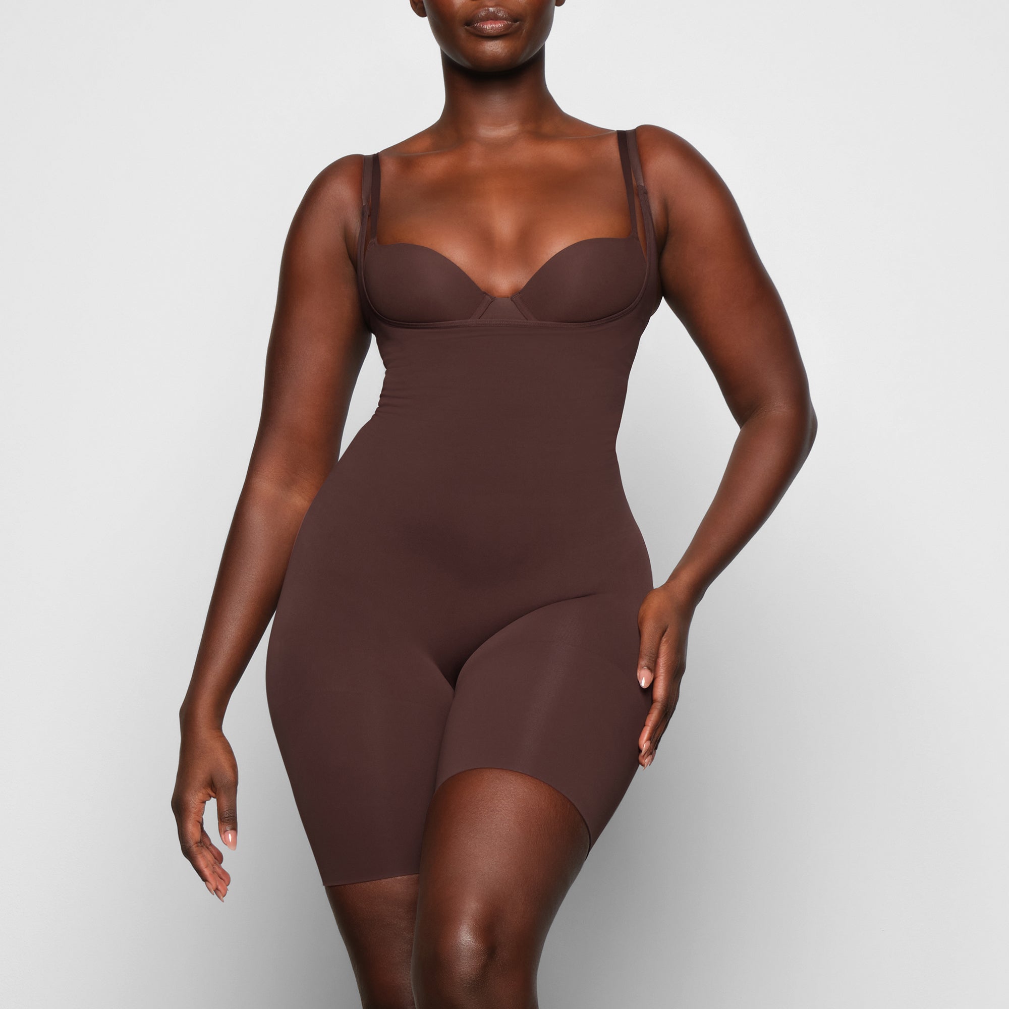 Seamless Sculpt Butt Lifting Open Bust Bodysuit