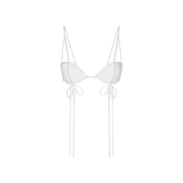 Ultra Fine Mesh Bow Bra