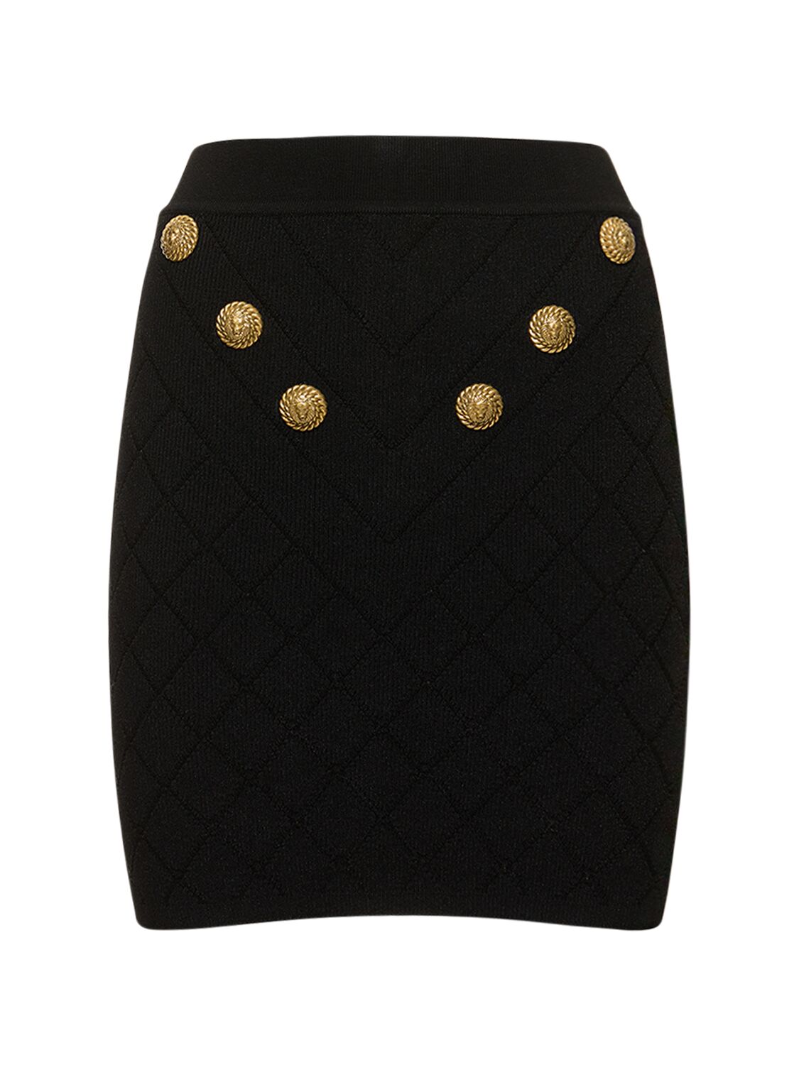 Balmain Balmain Knit mini skirt w/buttons - Size: L Skirts | Shop From The Mirage