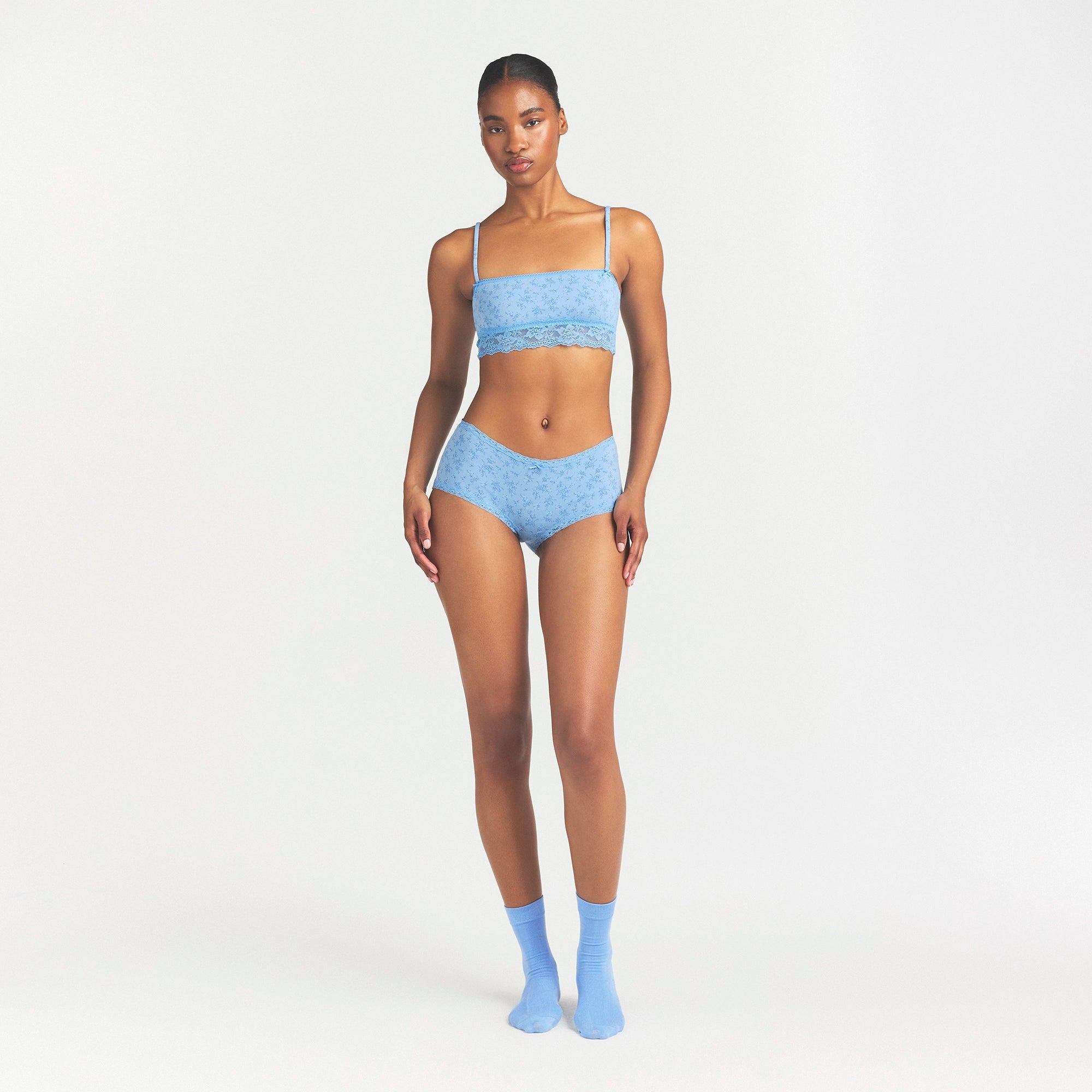 Lightweight Cotton Lace Boy Short