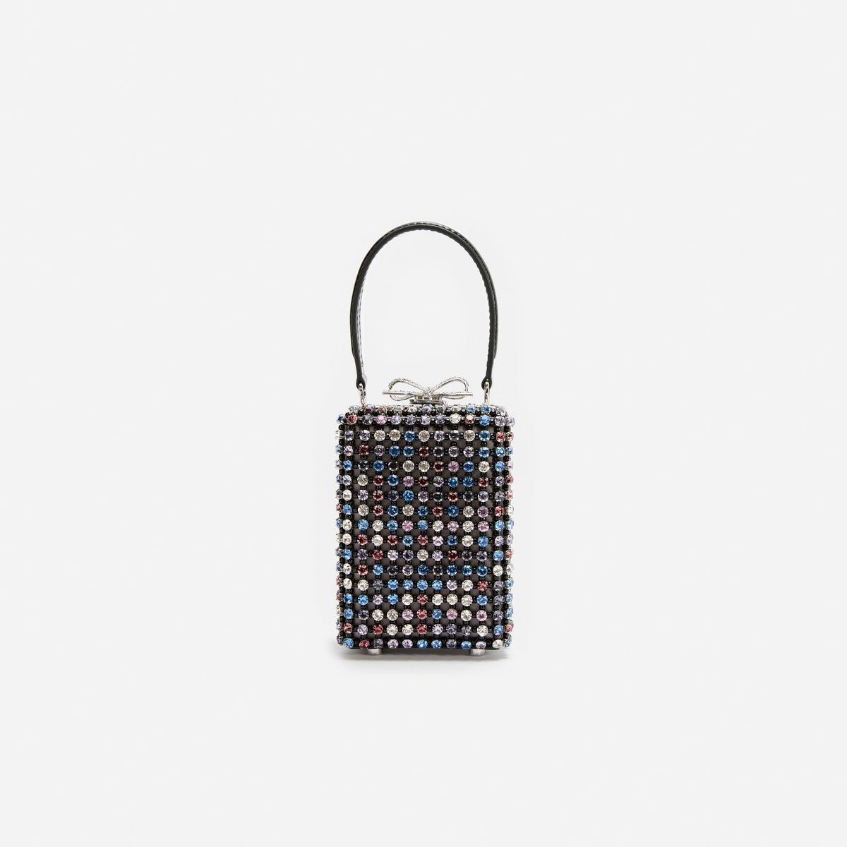 Multi Crystal Chainmail Micro Bag