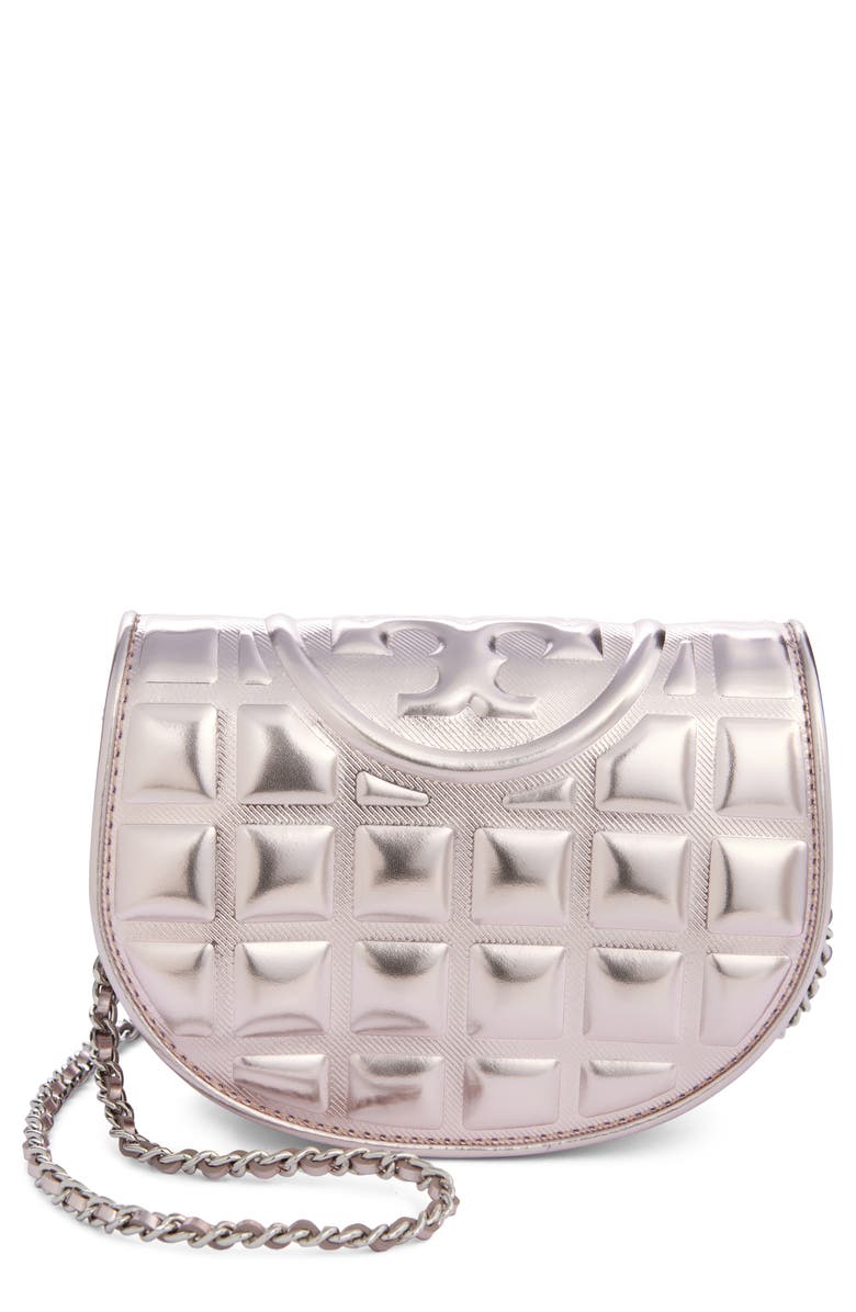 Fleming Metallic Square Quilt Mini Crossbody