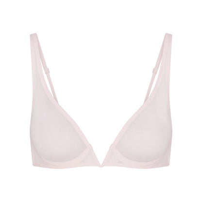 Ultra Fine Mesh Deep Plunge Bra