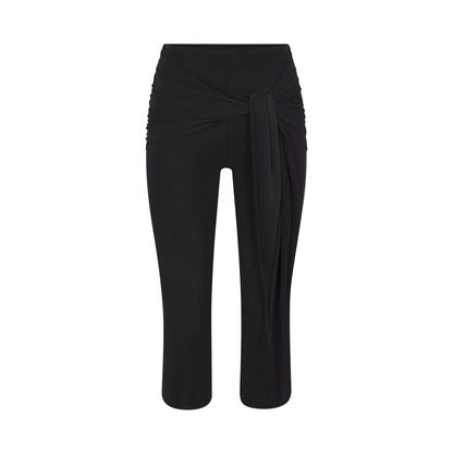 Cupro Jersey Wrap Capri