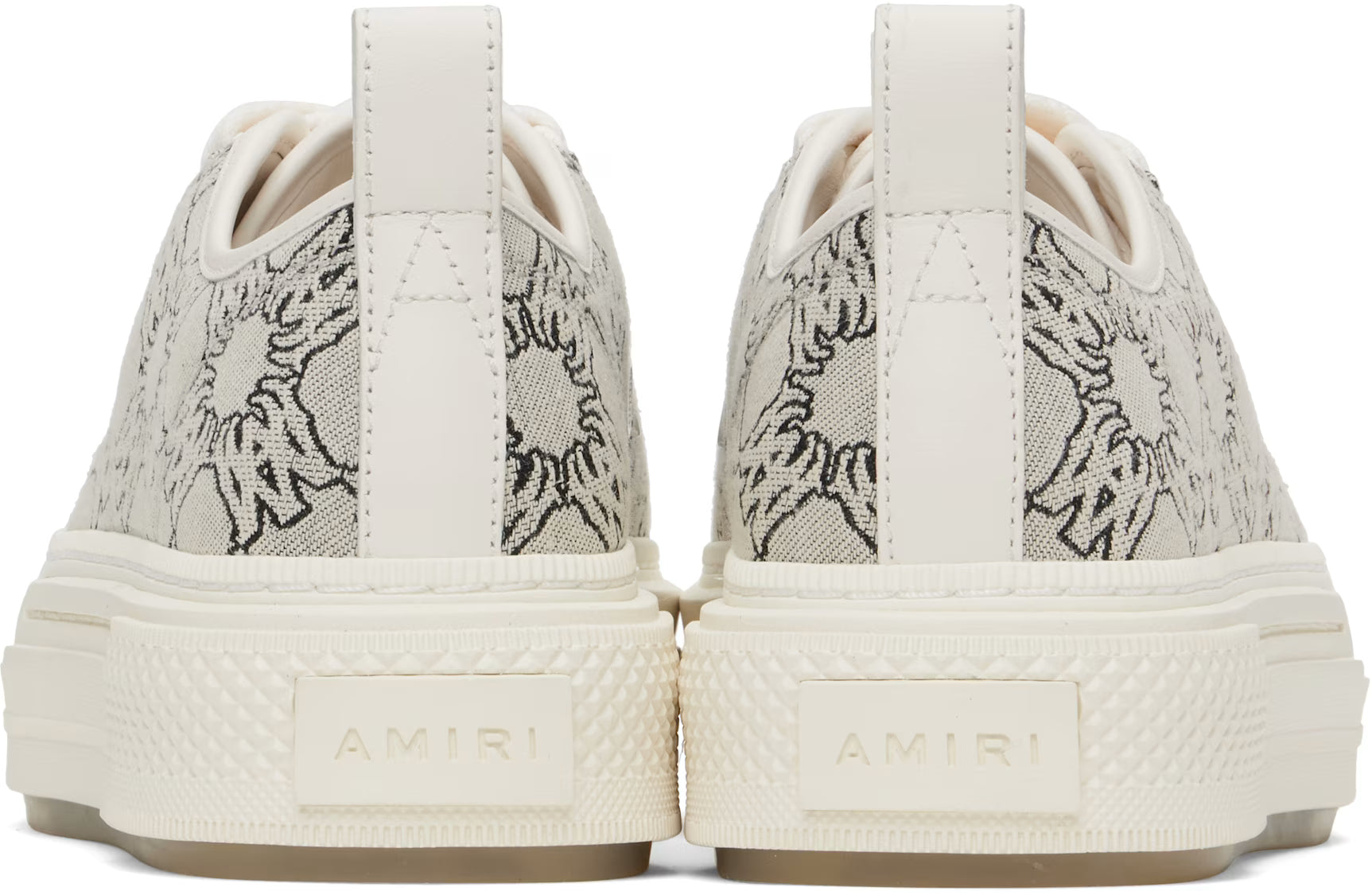 Amiri Women Gray MA Quad Jacquard Court Low Sneakers