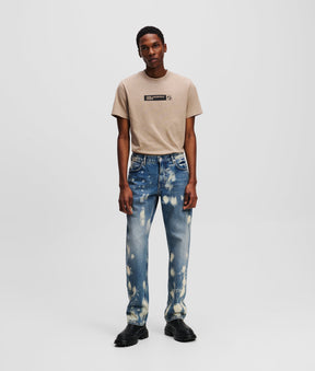 BLEACHED STRAIGHT JEANS